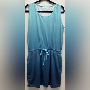 4 for $25 💙 Ombre Sleeveless Tie Waist Dress with Pockets 💙 XL